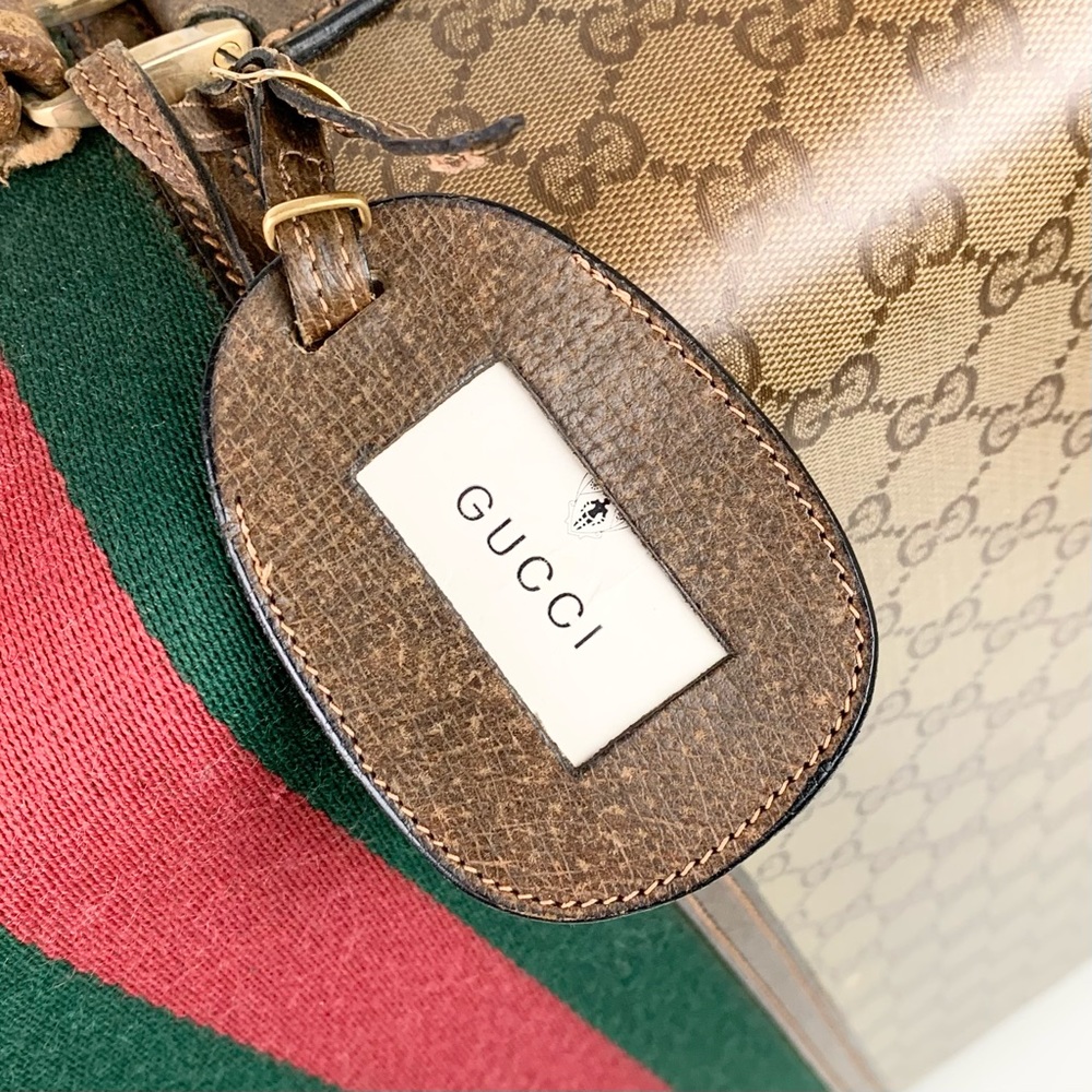 GUCCI 1960s Vintage Trunk Suitcase - Picture 9 of 16